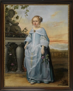 Portrait of a 6 years old girl, 1656 by Nicolaas Wieringa