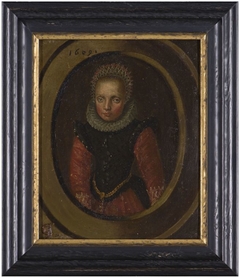 Portrait of a girl, possibly Magdalena den Otter (1598-1637) by anonymous painter