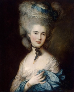 Portrait of a Lady in Blue by Thomas Gainsborough