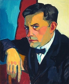 Portrait of a man by Maggie Laubser