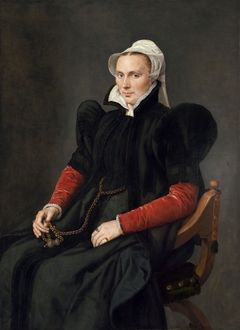 Portrait of a Seated Woman by Antonis Mor