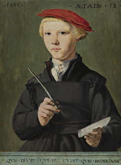 Portrait of a Young Scholar by Jan van Scorel