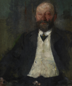 Portrait of Adam Nowina Boznański, Artist's Father by Olga Boznańska