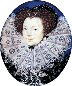 Portrait of an unknown woman by Nicholas Hilliard