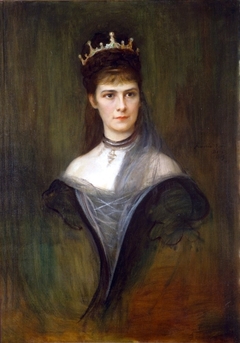 Portrait of Elisabeth of Bavaria, Queen of Hungary and Empress of Austria by Philip de László