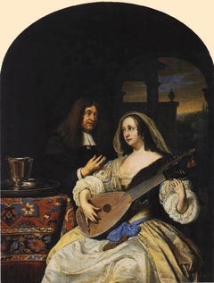 Portrait of François de le Boë (Sylvius) and his Wife by Frans van Mieris the Elder