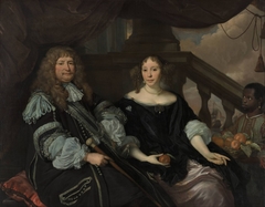 Portrait of Jan van Amstel and his wife Anna Boxhoorn by Abraham Lambertsz van den Tempel