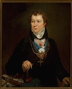 Portrait of Ludwik Osiński in Freemason's dress by Antoni Brodowski