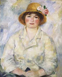 Portrait of Madame Renoir by Auguste Renoir