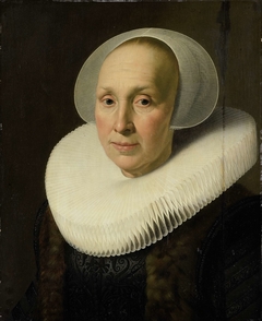 Portrait of Margriet Benningh, second Wife of Pieter Dircksz Hasselaer by Unknown Artist