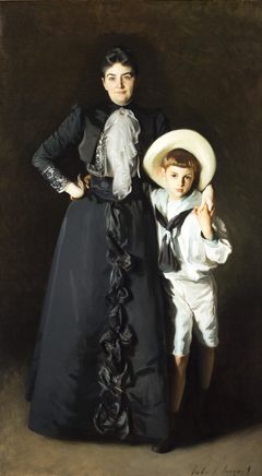 Portrait of Mrs. Edward L. Davis and Her Son, Livingston Davis by John Singer Sargent