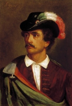 Portrait of Sándor Petőfi by Ágost Egerváry Potemkin