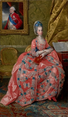 Portrait of the Archduchess Maria Amalia of Austria, Duchess of Parma by Johann Zoffany