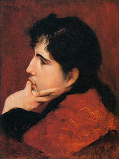 Portrait of the artist's sister-in-law by Rodolfo Amoedo