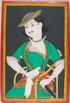 Portrait of Vazir Ali Khan, Nawab of Lucknow by anonymous painter