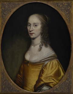 Portret van een vrouw by Paulus Lesire