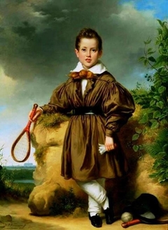 Portret van Jan Philips François van der Vinne by Jan Adam Kruseman