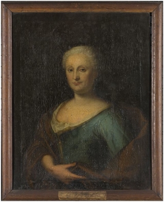 Portret van onbekende dame by Bernard Accama