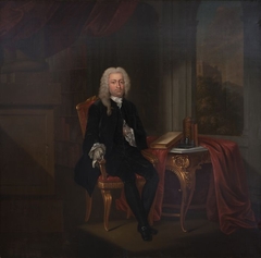 Postuum geschilderd portret van Willem Schepers by Jan Stolker