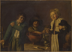 Quarreling Children by Jan Miense Molenaer