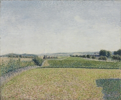 Railroad to Dieppe by Camille Pissarro