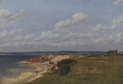 Renbjærg Tileworks by Flensburg Fiord by Christoffer Wilhelm Eckersberg