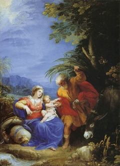 Rest on the Flight into Egypt by Giuseppe Cesari