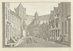 Ruïne van het huis van Lucas van Steveninck te Middelburg, 1787 by Jan Bulthuis