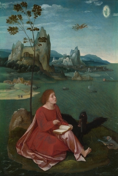 Saint John on Patmos by Master of the Female Half-Lengths