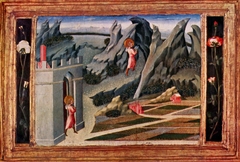 Saint John the Baptist retiring to the Desert by Giovanni di Paolo