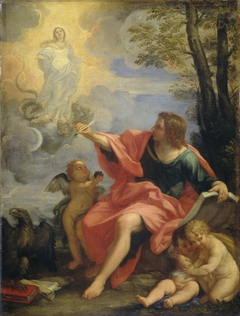 Saint John the Evangelist on Patmos by Unknown Artist