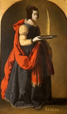 Saint Lucy by Francisco de Zurbarán