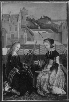 Saints Catharine and Agnes by Master of Alkmaar