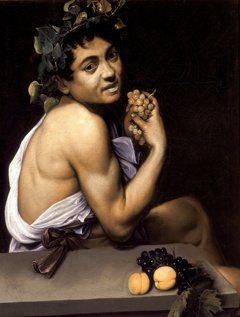 Self-Portrait as Bacchus by Caravaggio