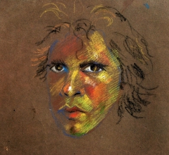 Self Portrait in Pastel by Erfanullah Babar