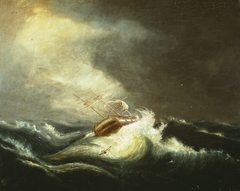 Ship in Storm by Chester Harding