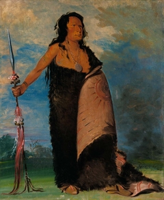 Shoo-de-gá-cha, The Smoke, Chief of the Tribe by George Catlin