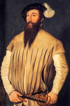 Sir Peter Carew (1514 - 1575) by Gerlach Flicke