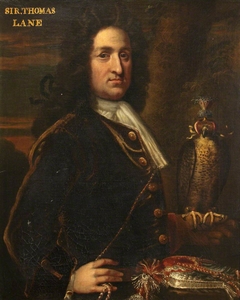 Sir Thomas Lane (d. 1715) of Bentley with a Falcon by Anonymous