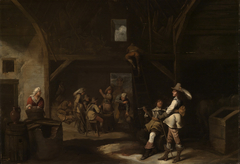 Soldaten in einer Schenke by Pieter Quast