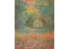 Sous-bois dans la forêt de Saint-Germain by Claude Monet