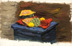 Squash Still Life by Stuart Carson Edie