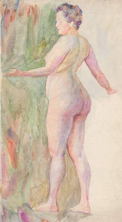 Standing Female Nude by Ivan Žabota