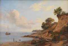 Strandparti i nærheden af Tårbæk by Anders Christian Lunde