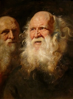 Study of Two Bearded Old Men by Peter Paul Rubens