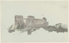 The Basilica and Monastery of the Quattro Santi Coronati in Rome by Josephus Augustus Knip