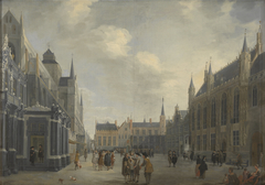 The Burg in Bruges by Jan Baptist van Meunincxhove