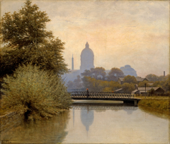 The Canal--Morning Effect by Richard Gruelle