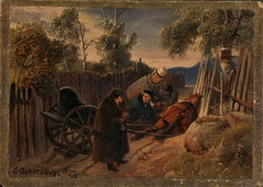 The Carriage Accident by Andreas Achenbach