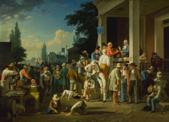 The County Election by George Caleb Bingham